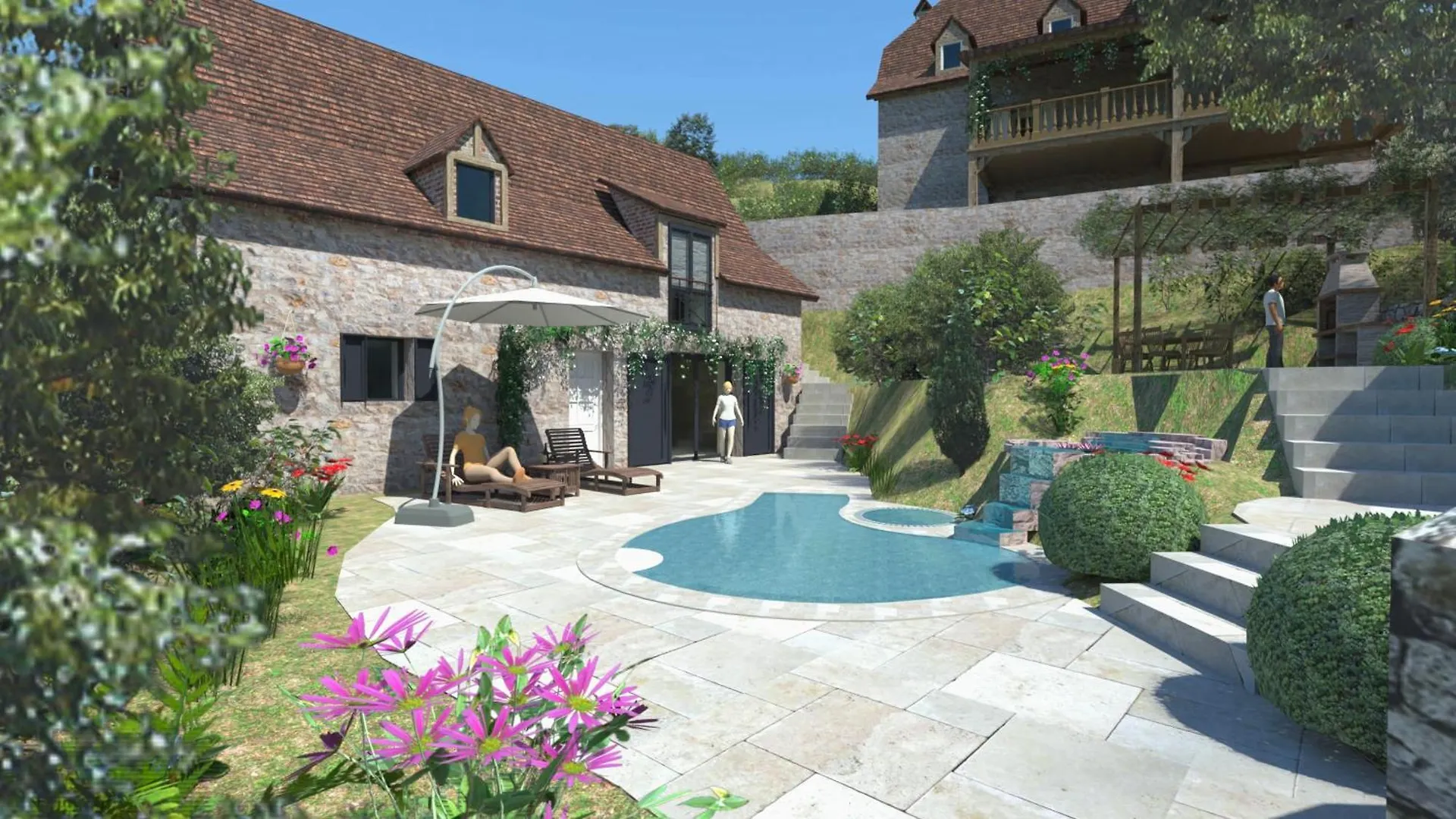 Le Moulin Sur Cele - Luxury Villas With Private Pool Saint-Sulpice  Saint-Sulpice (Lot)